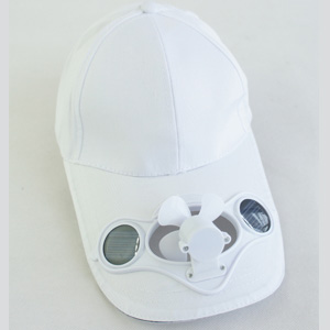 solar fan cap